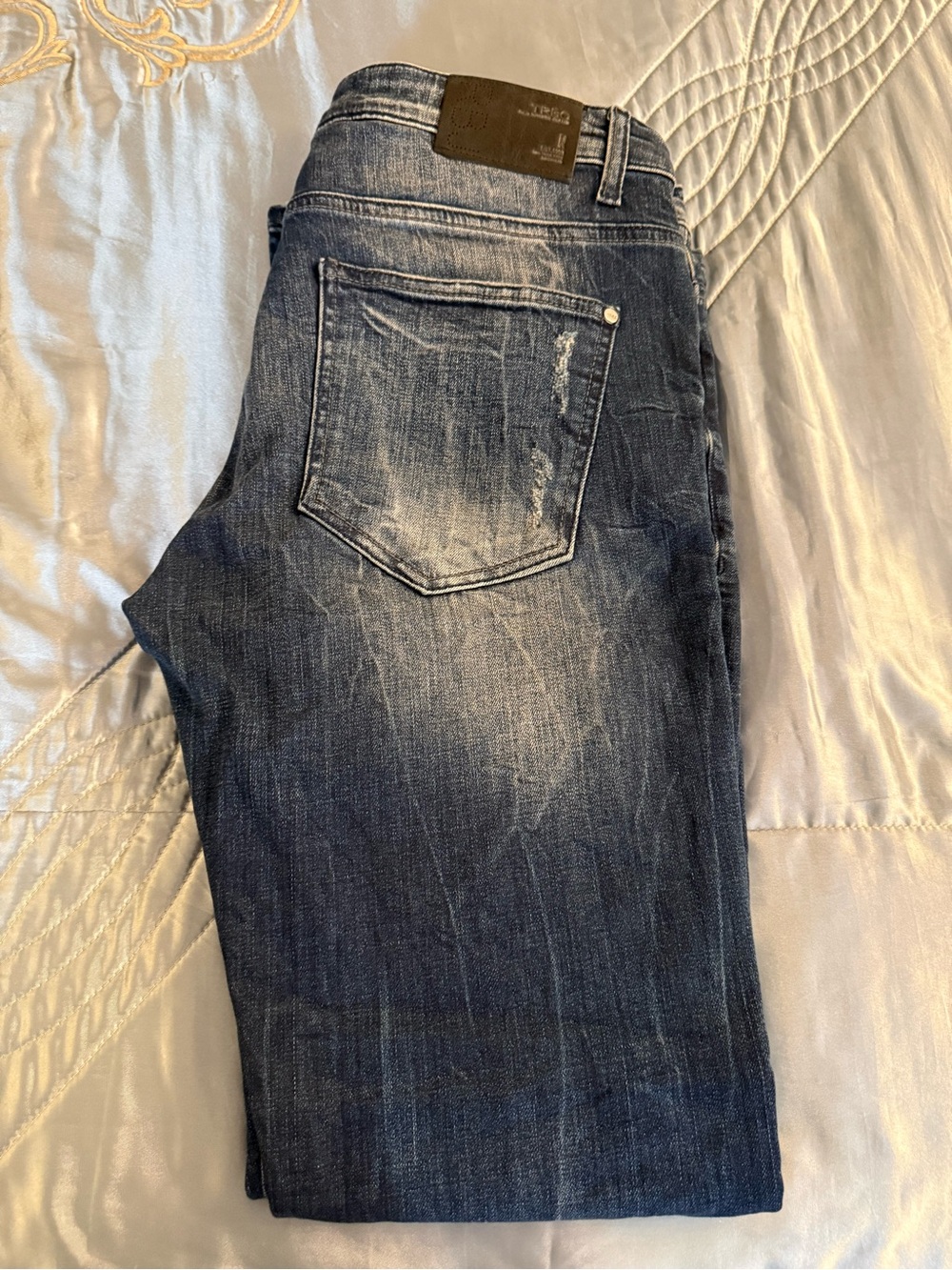 Red Bridge Jeans Men's Dark Blue Washed Jeans - slim Fit